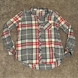 Sonoma Gray and Red Flannel